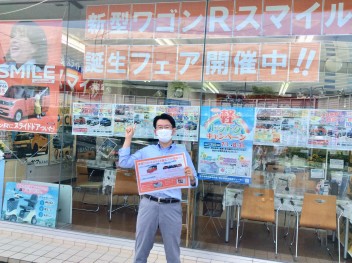 新型ワゴンＲスマイル誕生フェア開催！